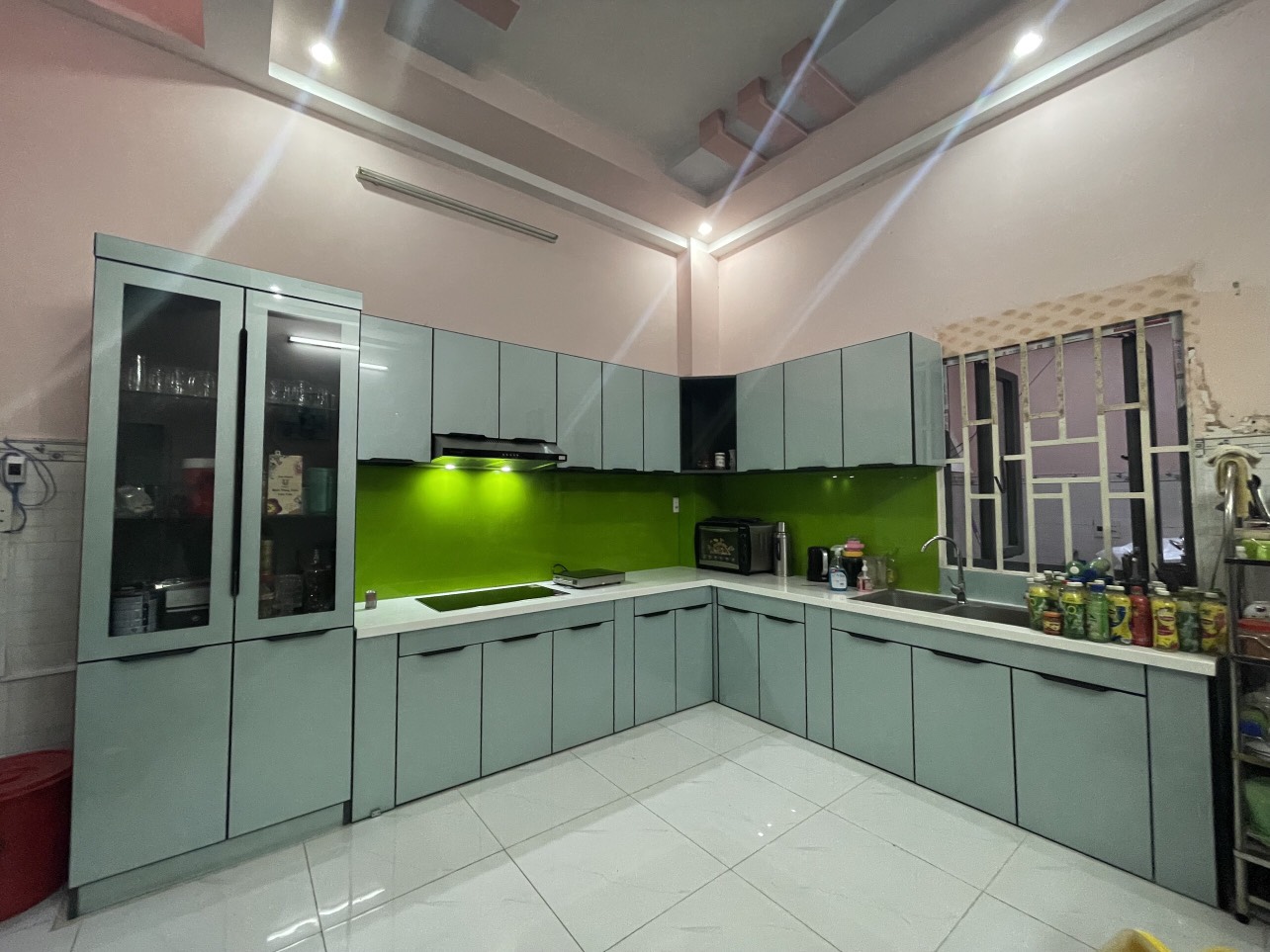 Tủ bếp thùng Inox hiện đại 22